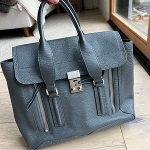 Phillip Lim Pashli grey medium satchel bag